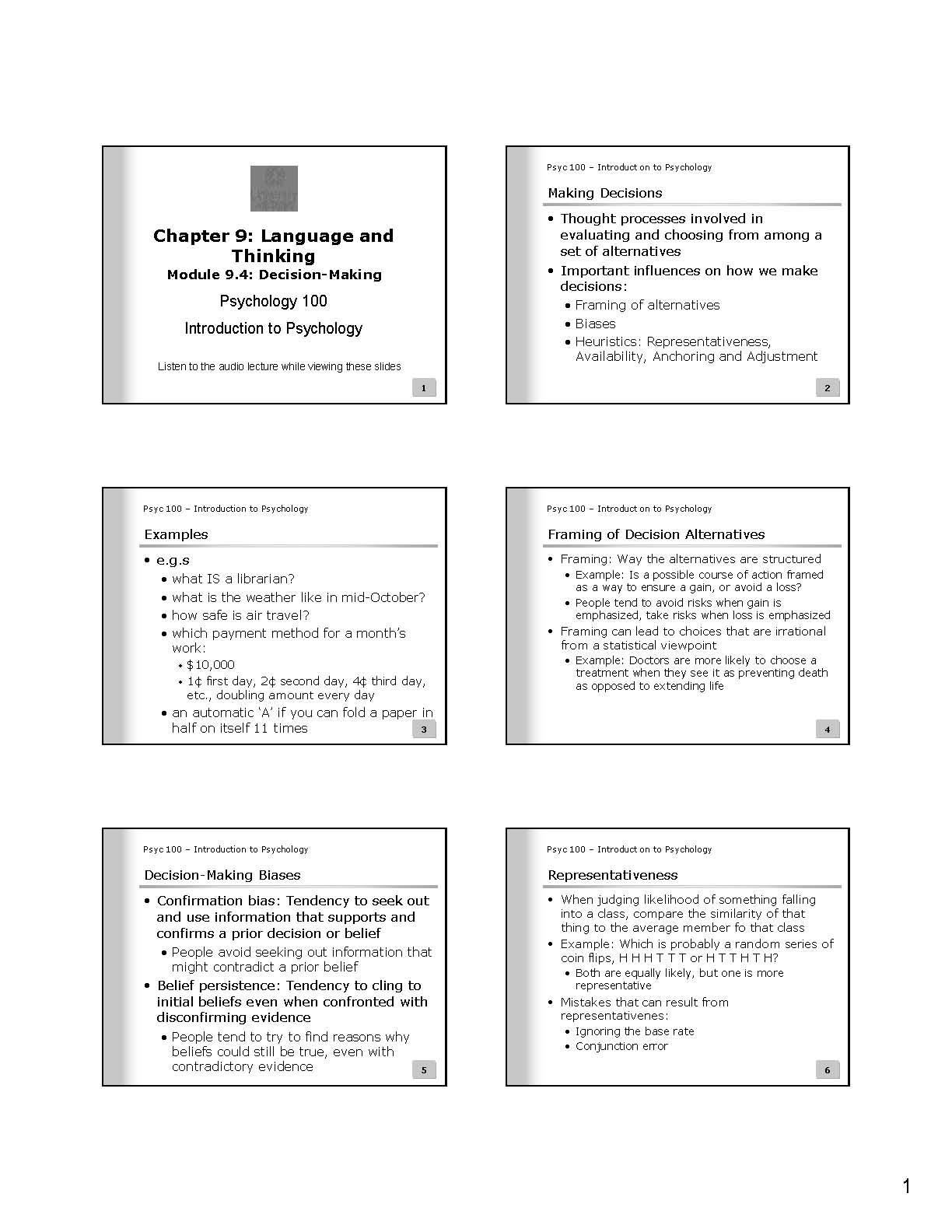 Introduction to Psychology