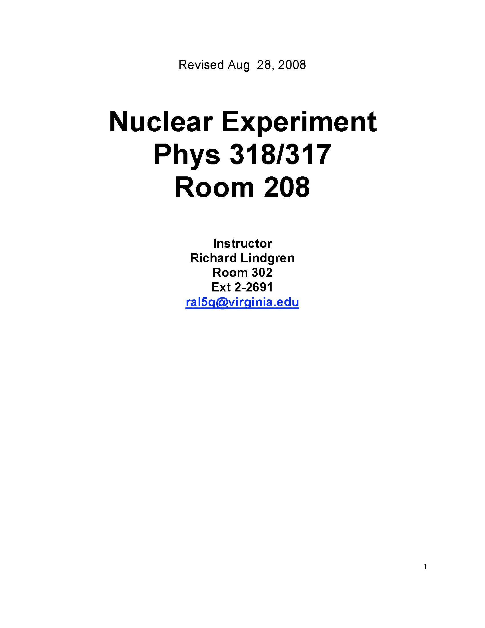 Intermediate Laboratory II