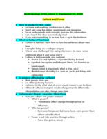 Anthro 104 Week 3 Lecture Notes