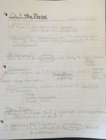 Week 3 class notes and Ch. 3 