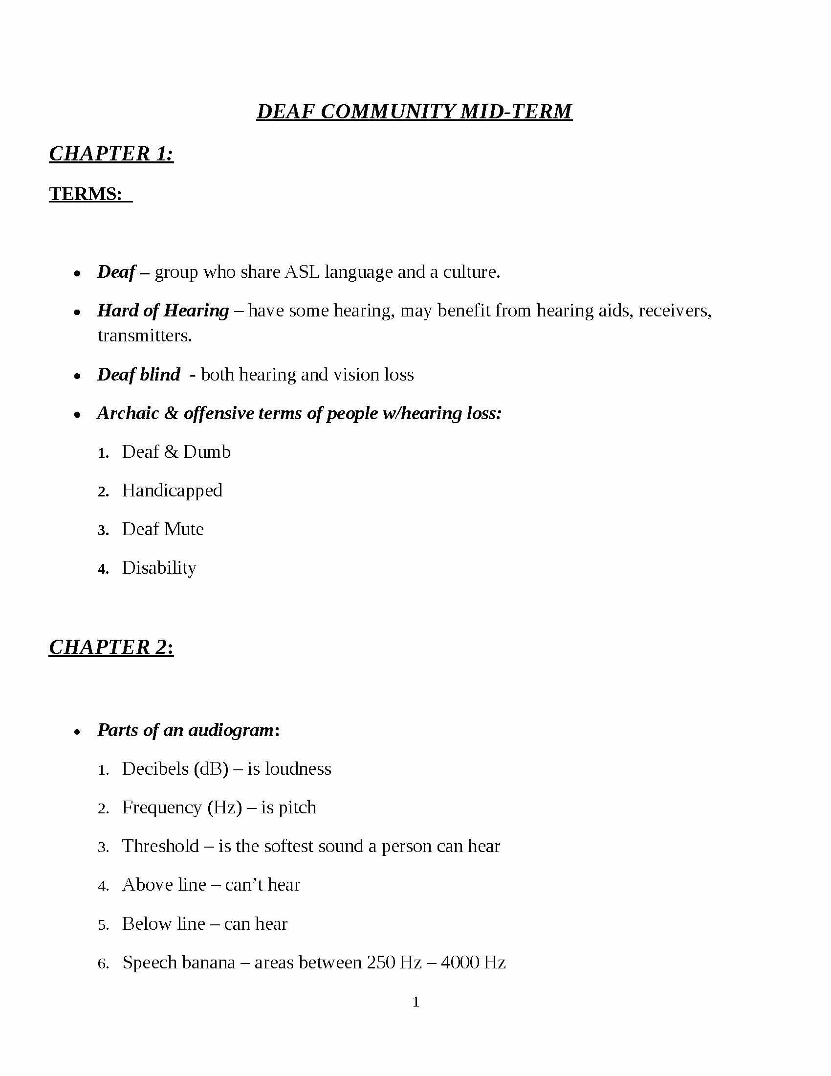 Intro to the Deaf Community