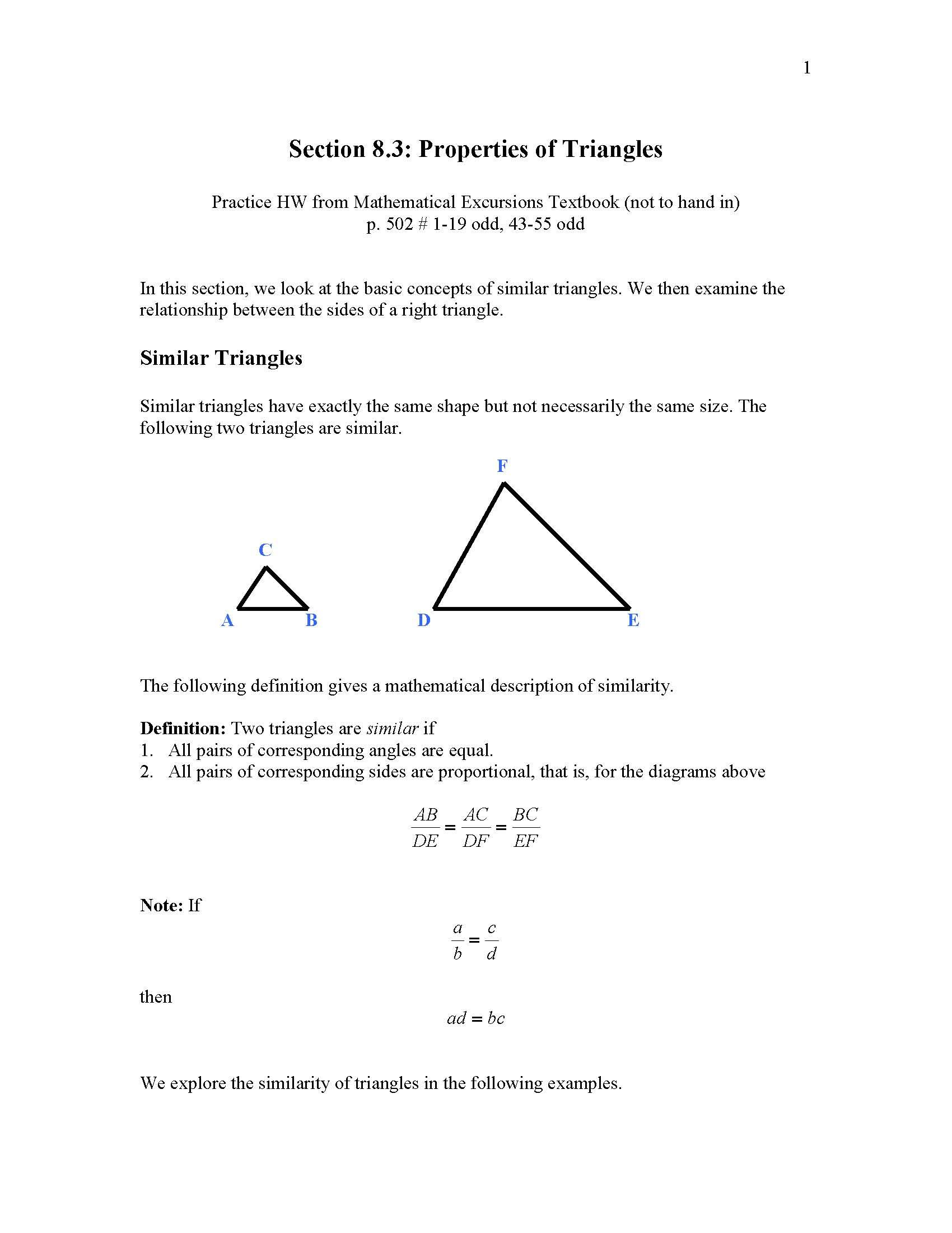 Math and Humanity