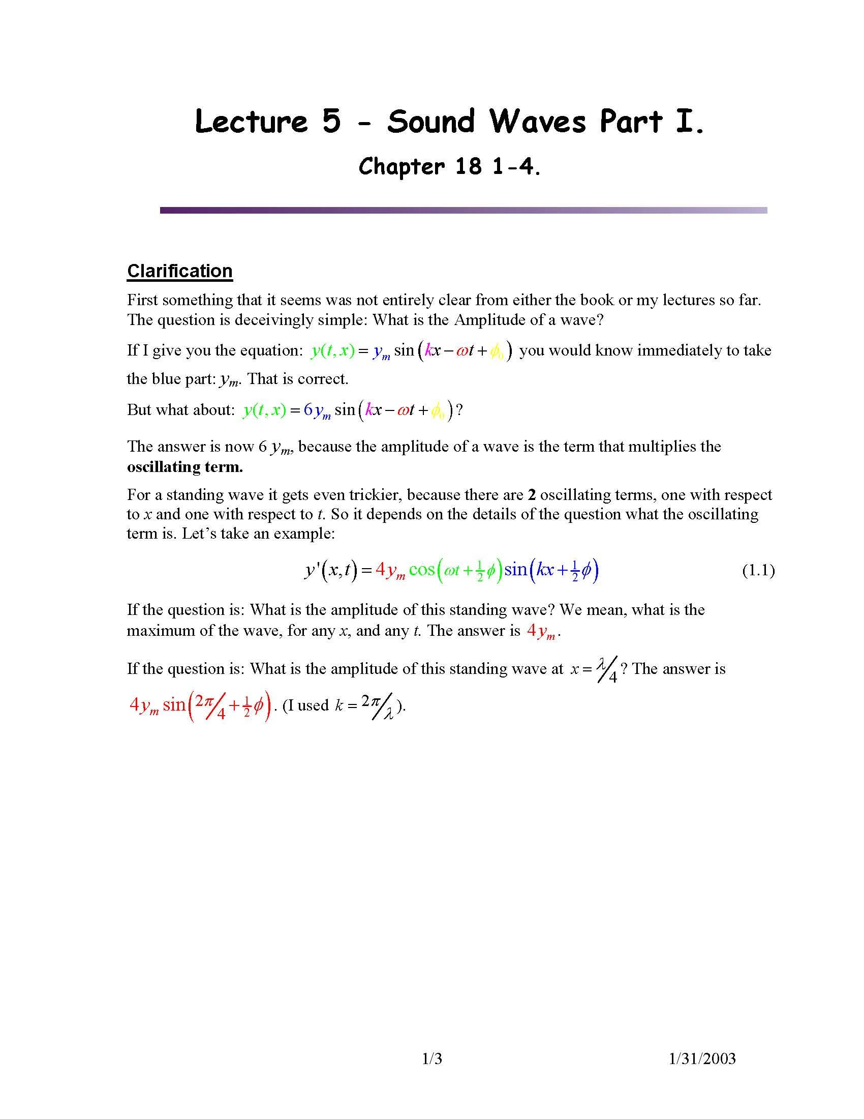 General Physics II