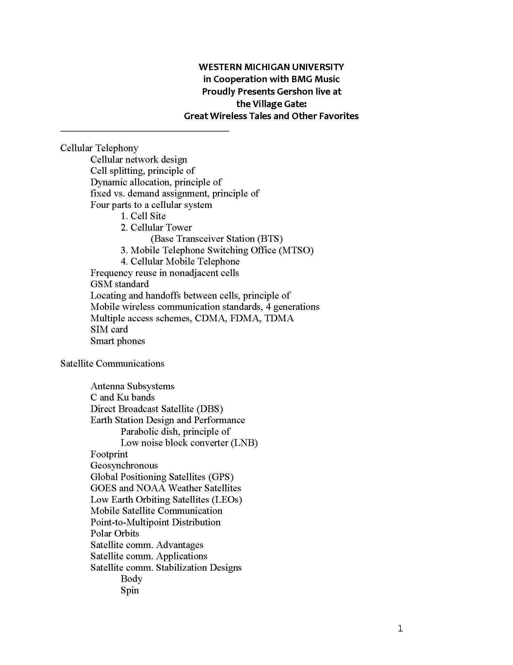 Communication Technology