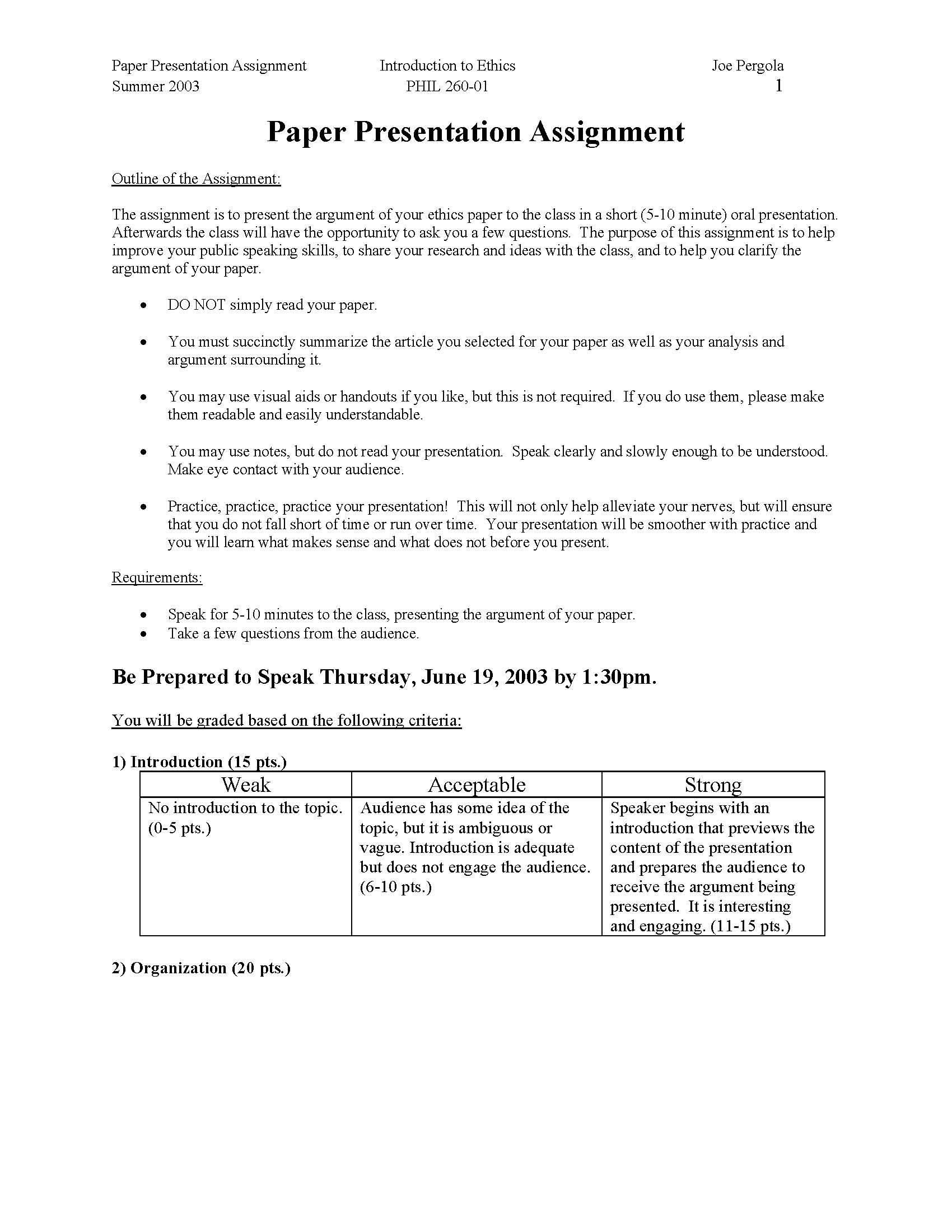 [H] Introduction to Ethics