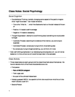 Social Cognition Continued, Social Perception
