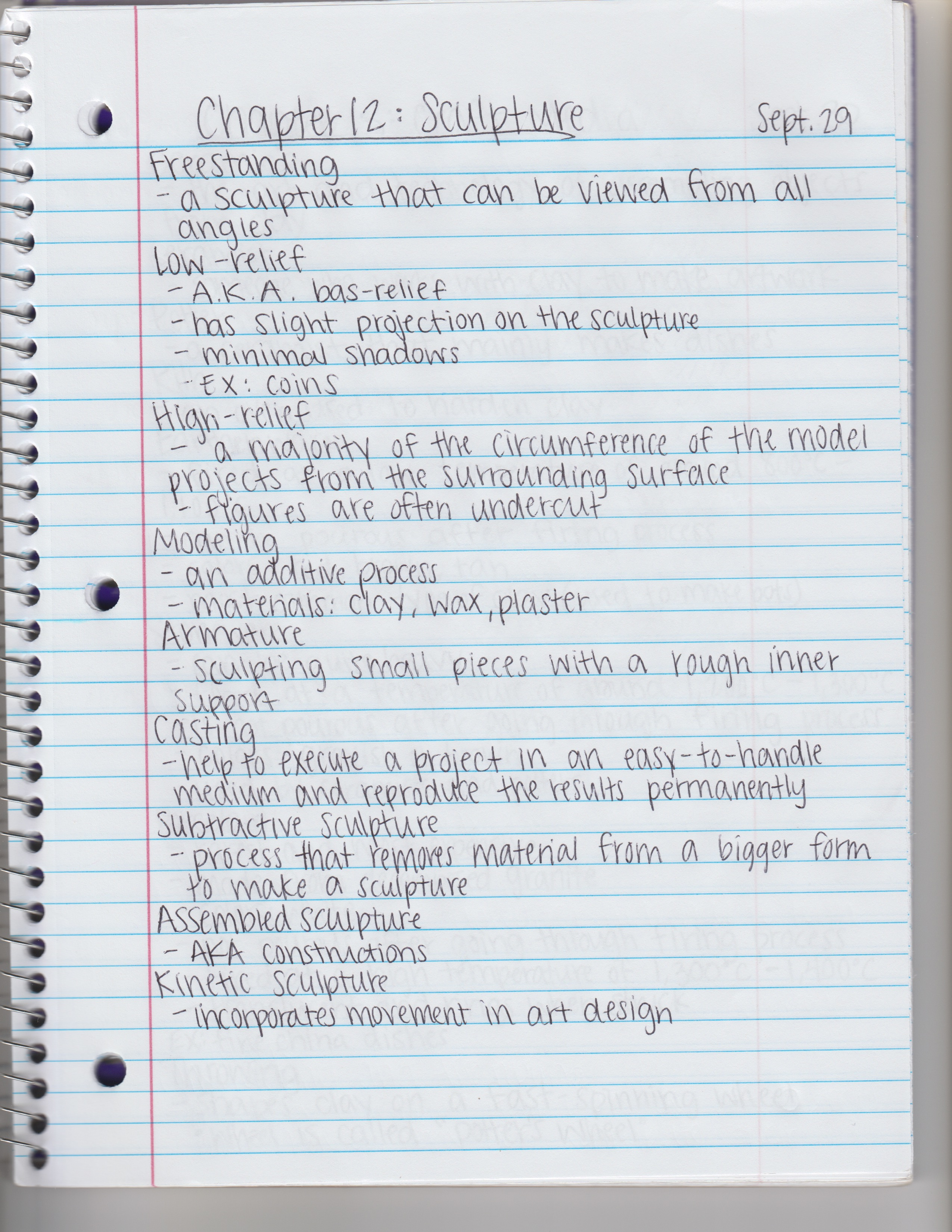 Art Appreciation Week 5 Notes