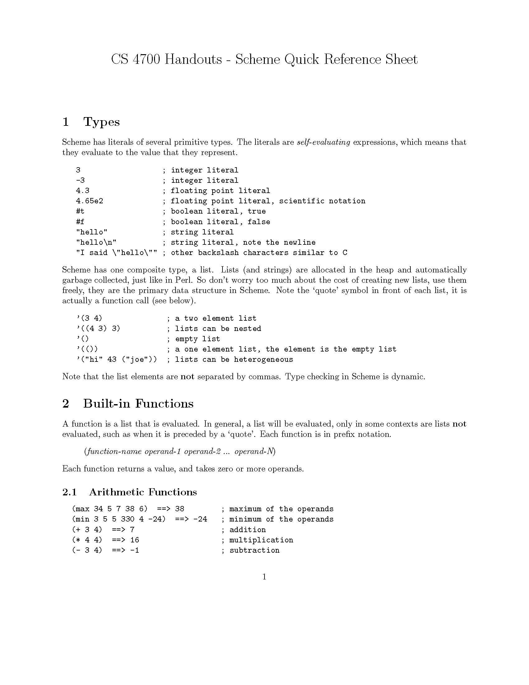 Programming Languages
