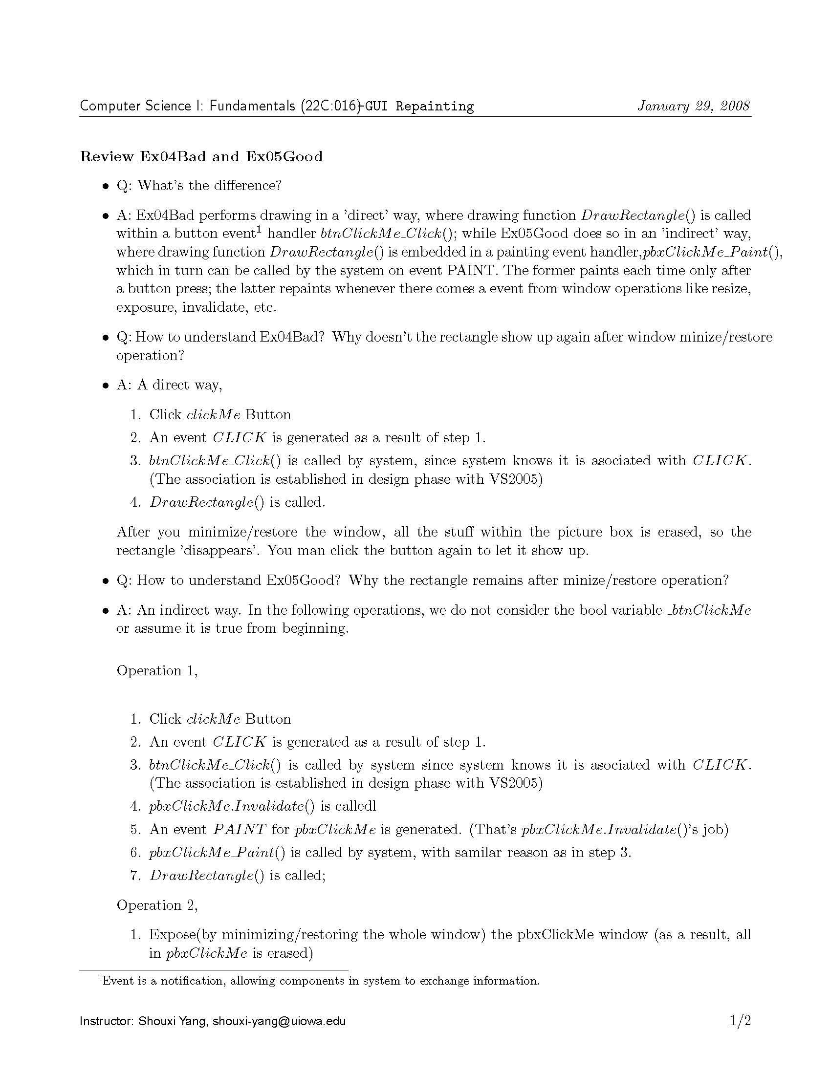 Computer Science I Fundamentals