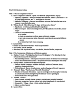 POLC 2300 - Mid Term Study Guide