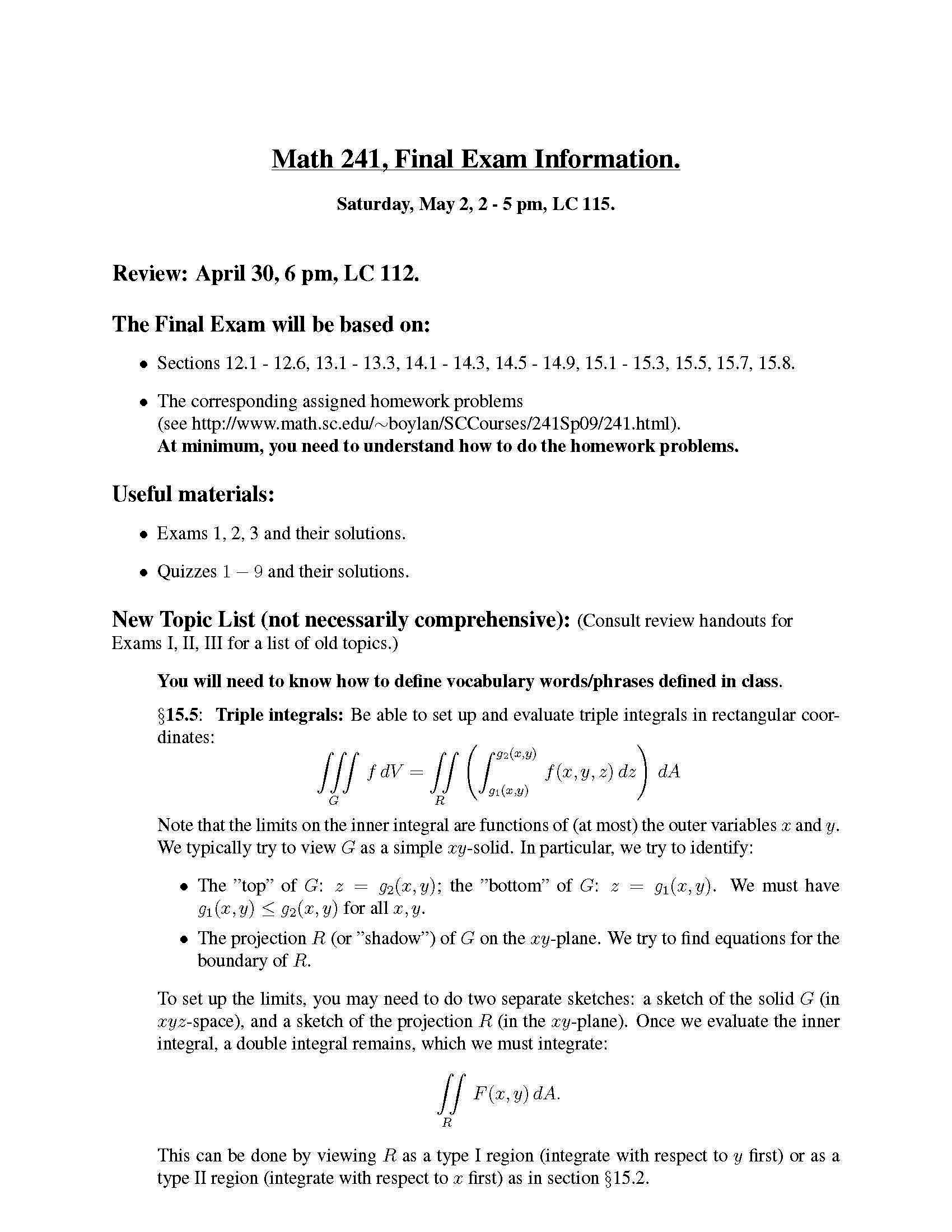 VECTOR CALCULUS