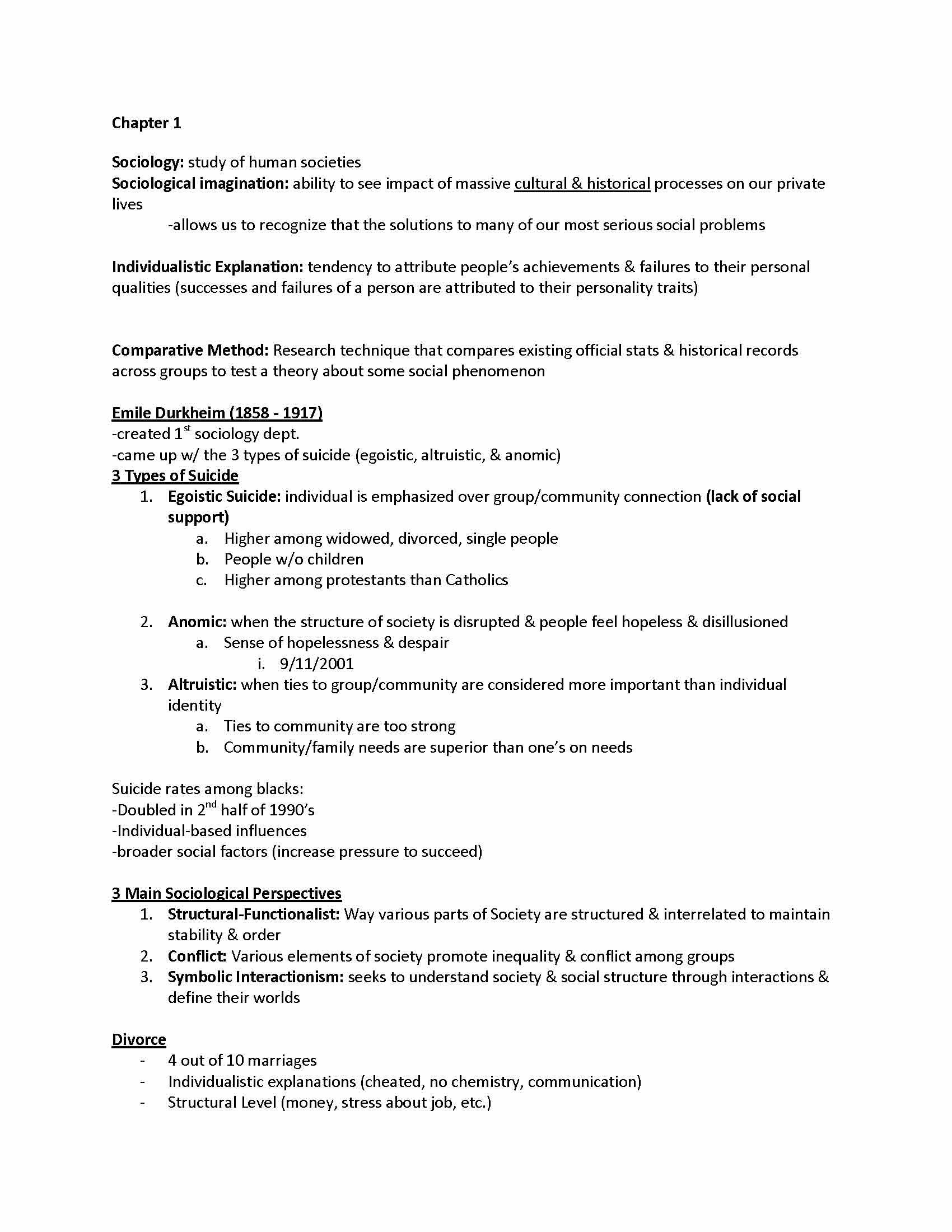 Introduction to Sociology