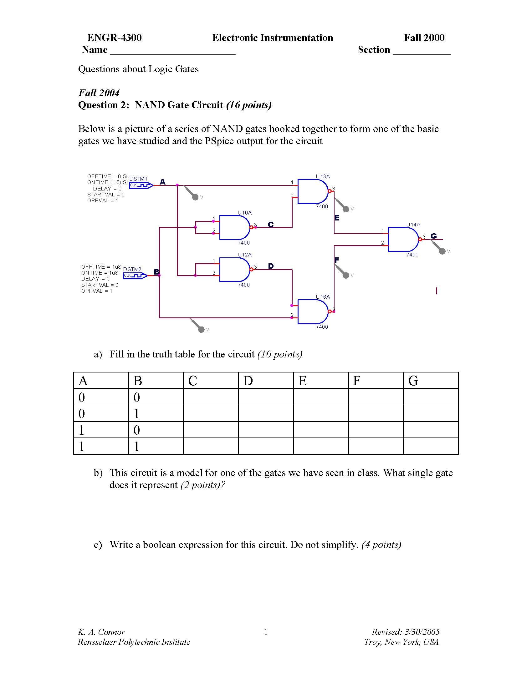 ELECTRONIC INSTRUMENTATION