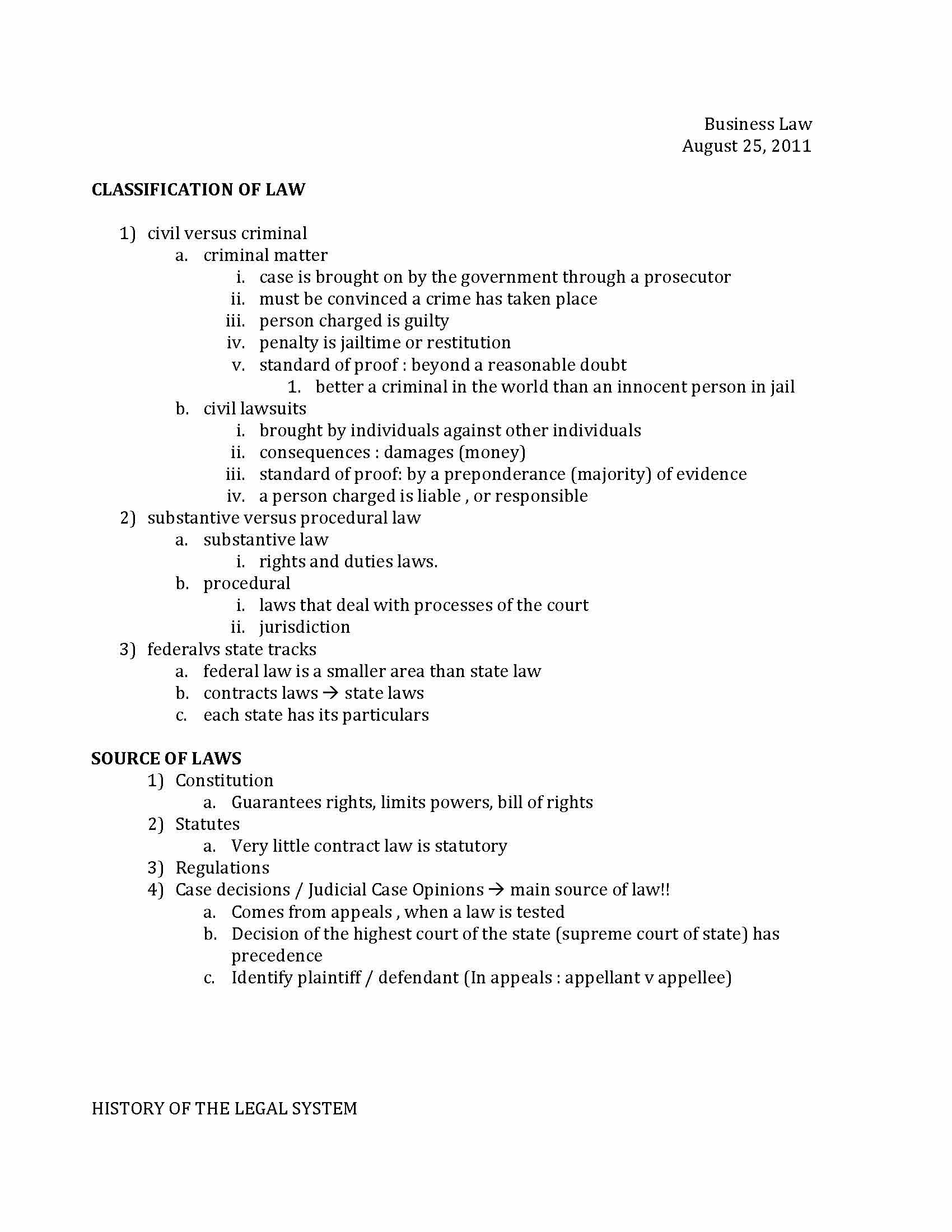 Intro To Bus Law