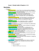 Exam 1 Study Guide