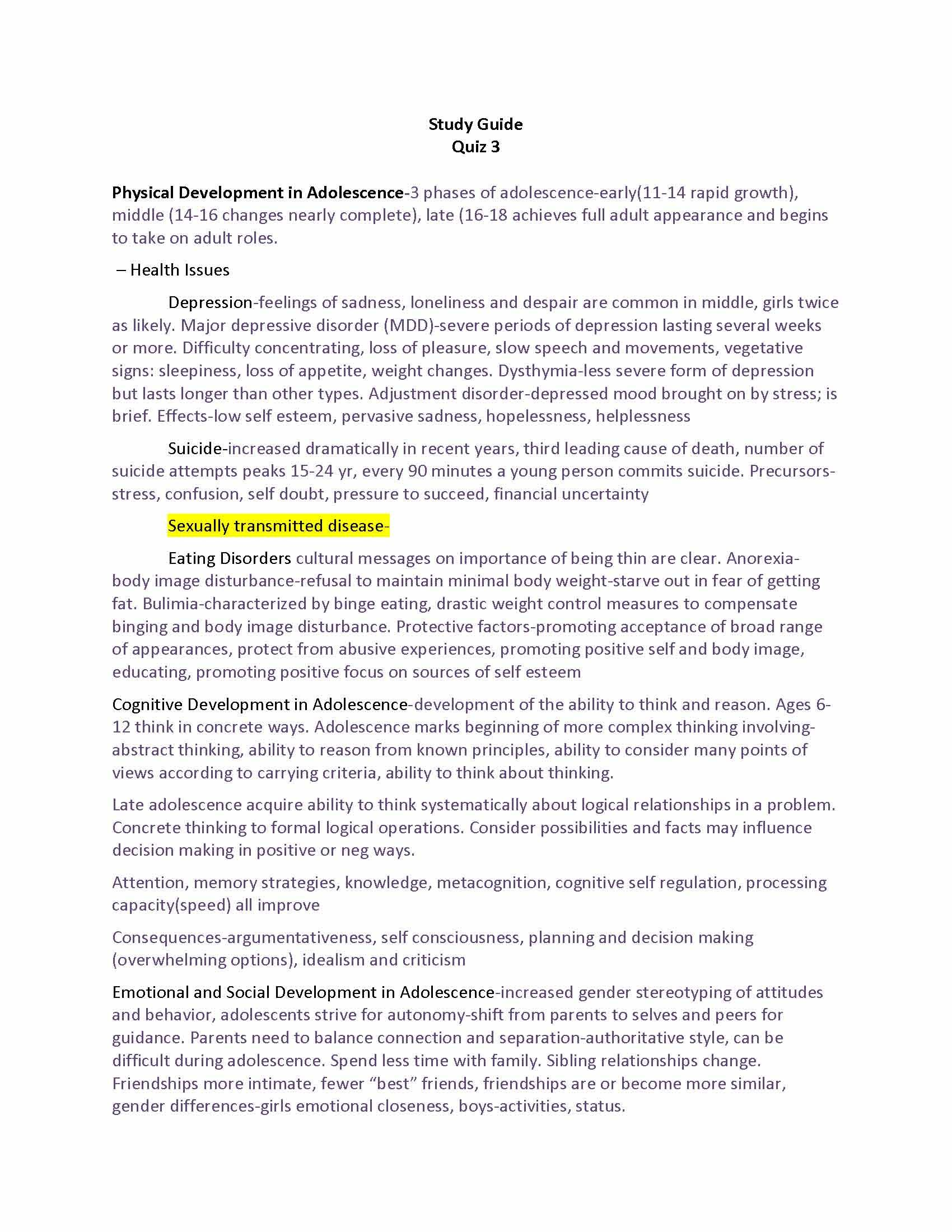 Children, Youth and Family