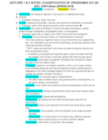 BIOL 1030 Lecture 1/14-1/19 Notes (Folkerts)