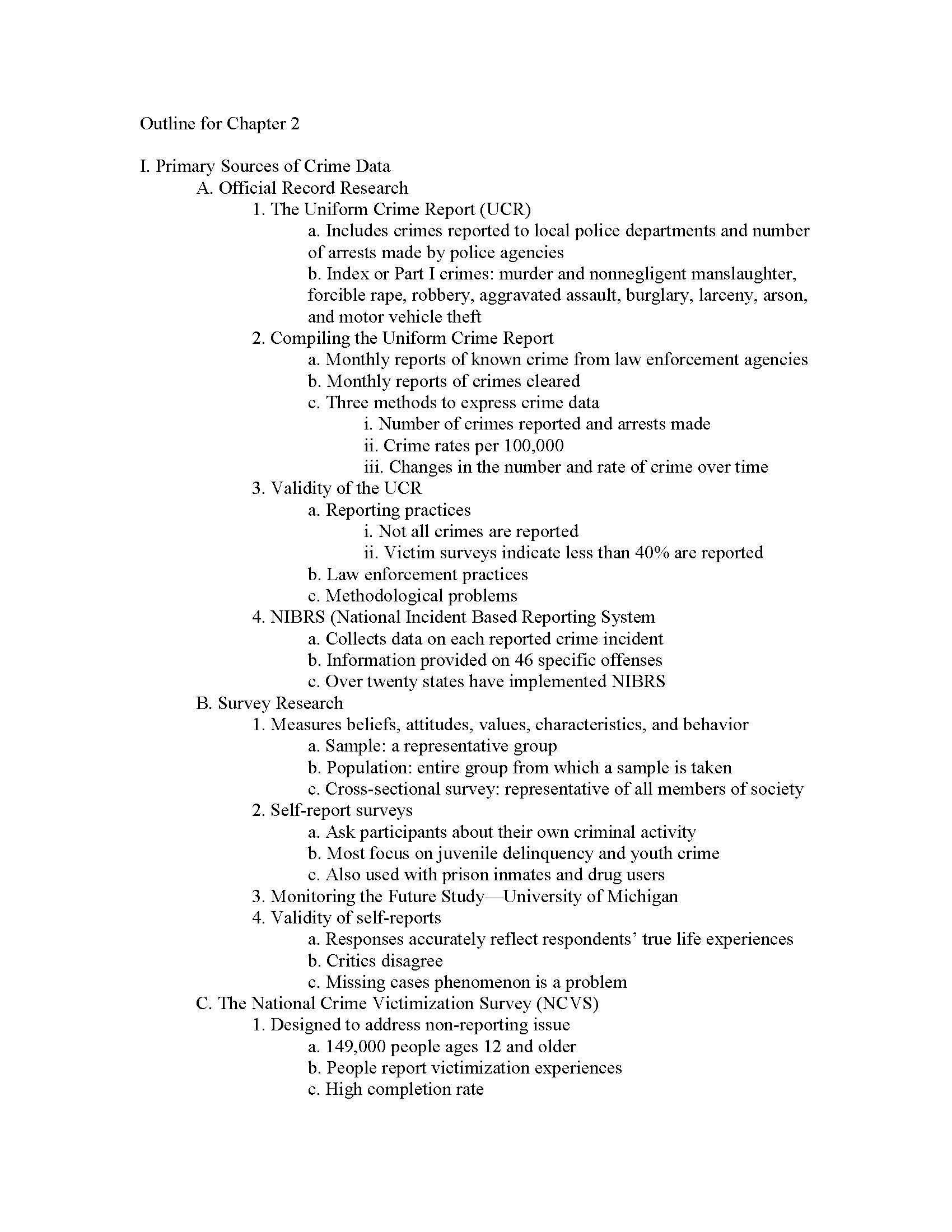 Criminology