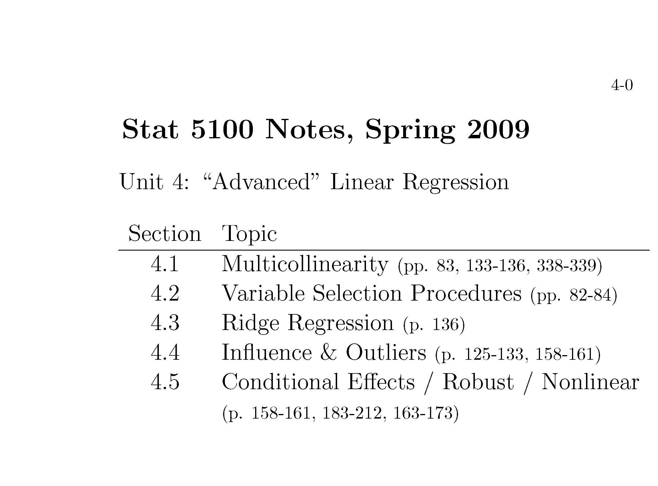Linear Regression and Time Series