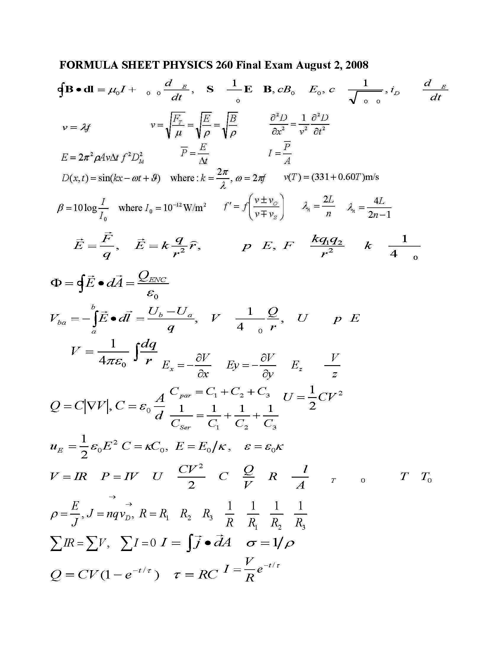 University Physics II