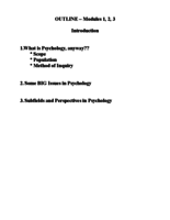Lecture 1 Notes