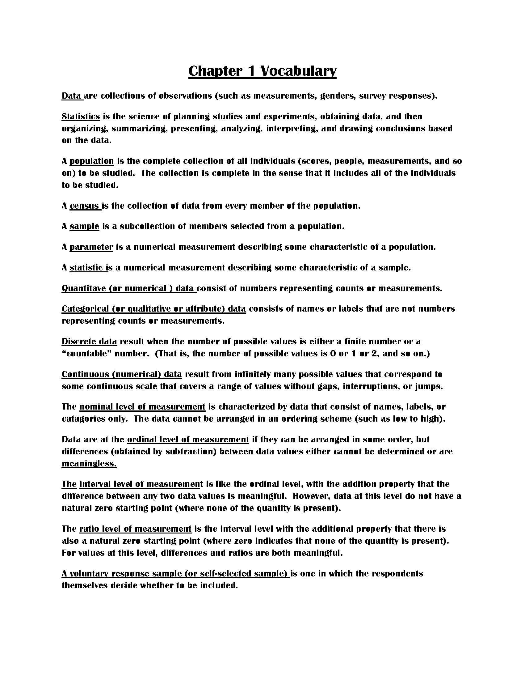 Probability and Statistics