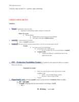 Choice and Scarcity & Supply and Demand (ch.1 / ch.2)