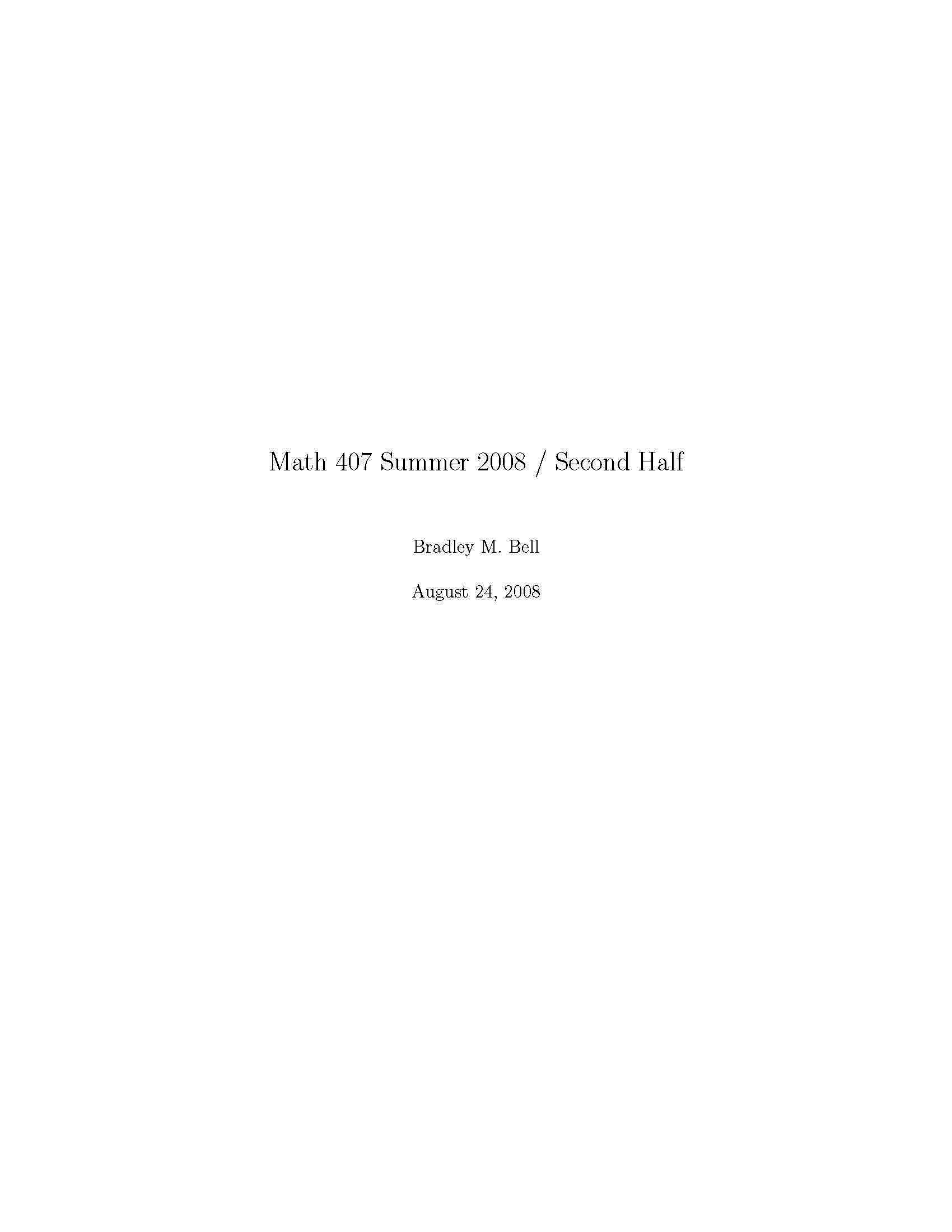 LINEAR OPTIMIZATION
