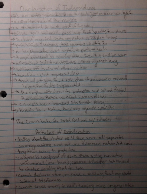 Notes for 3/12