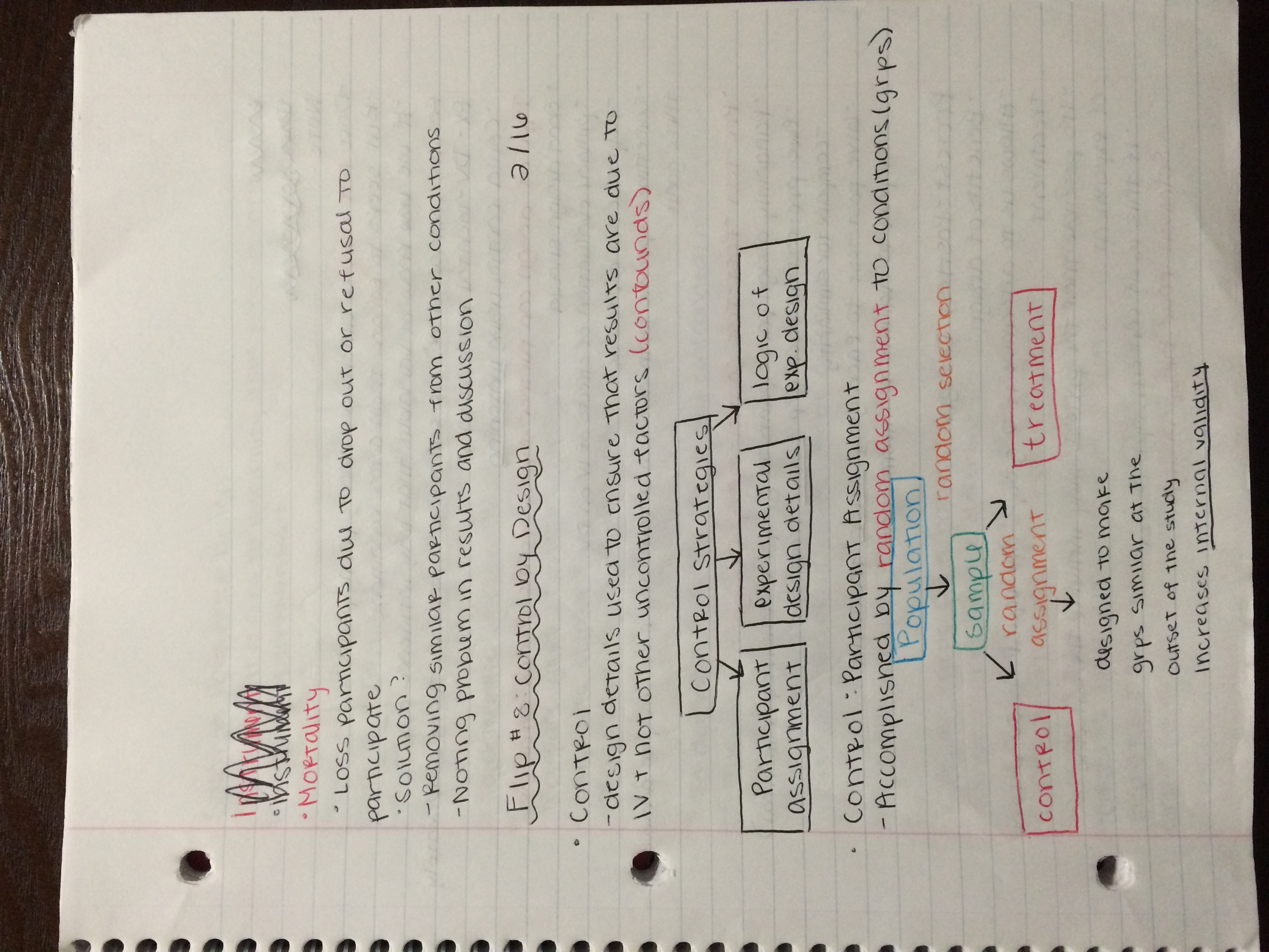 Psych 312: Week of Notes for 2/22-2/26