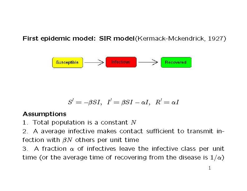 Intro to Mathematical Biology