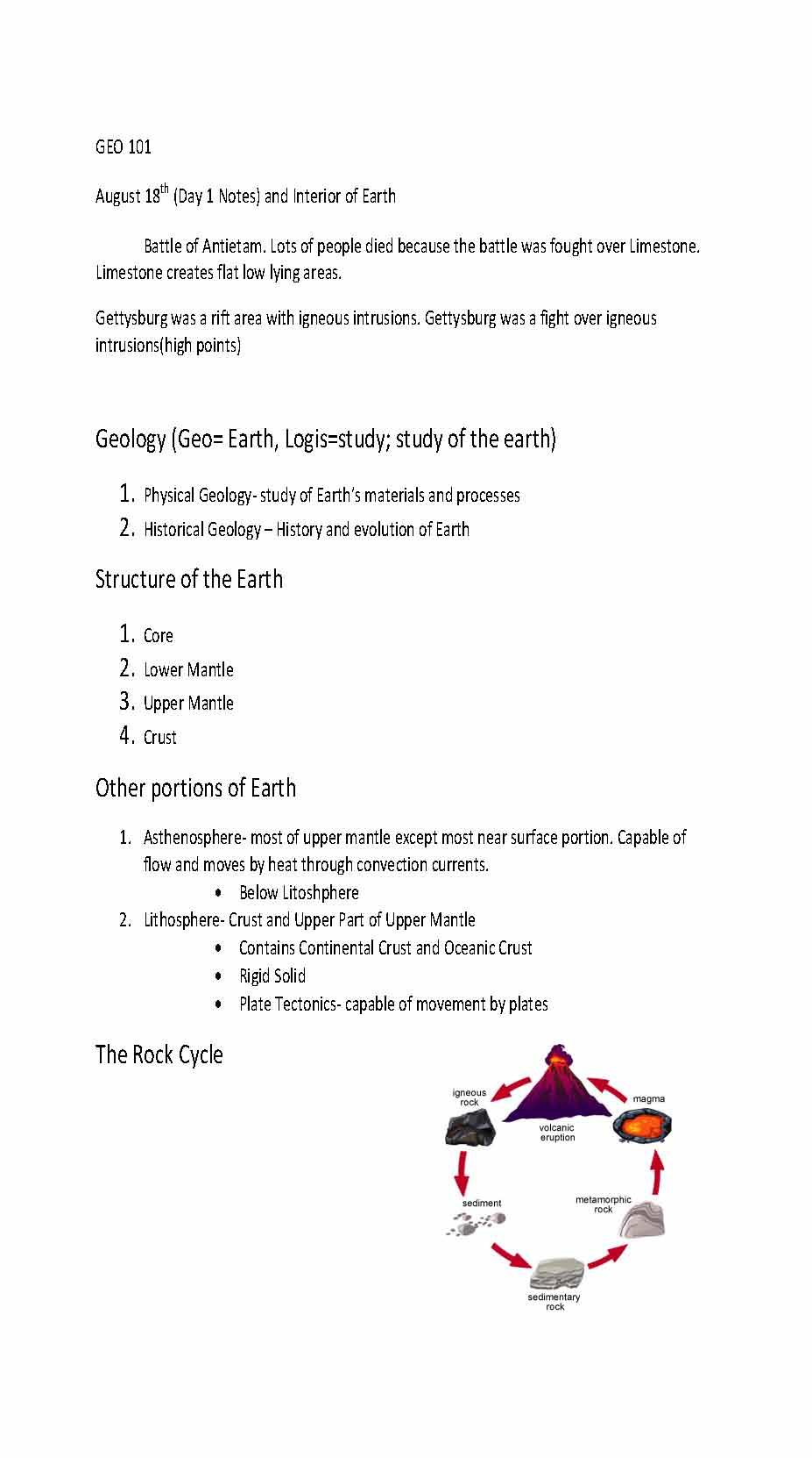 INTRO TO THE EARTH