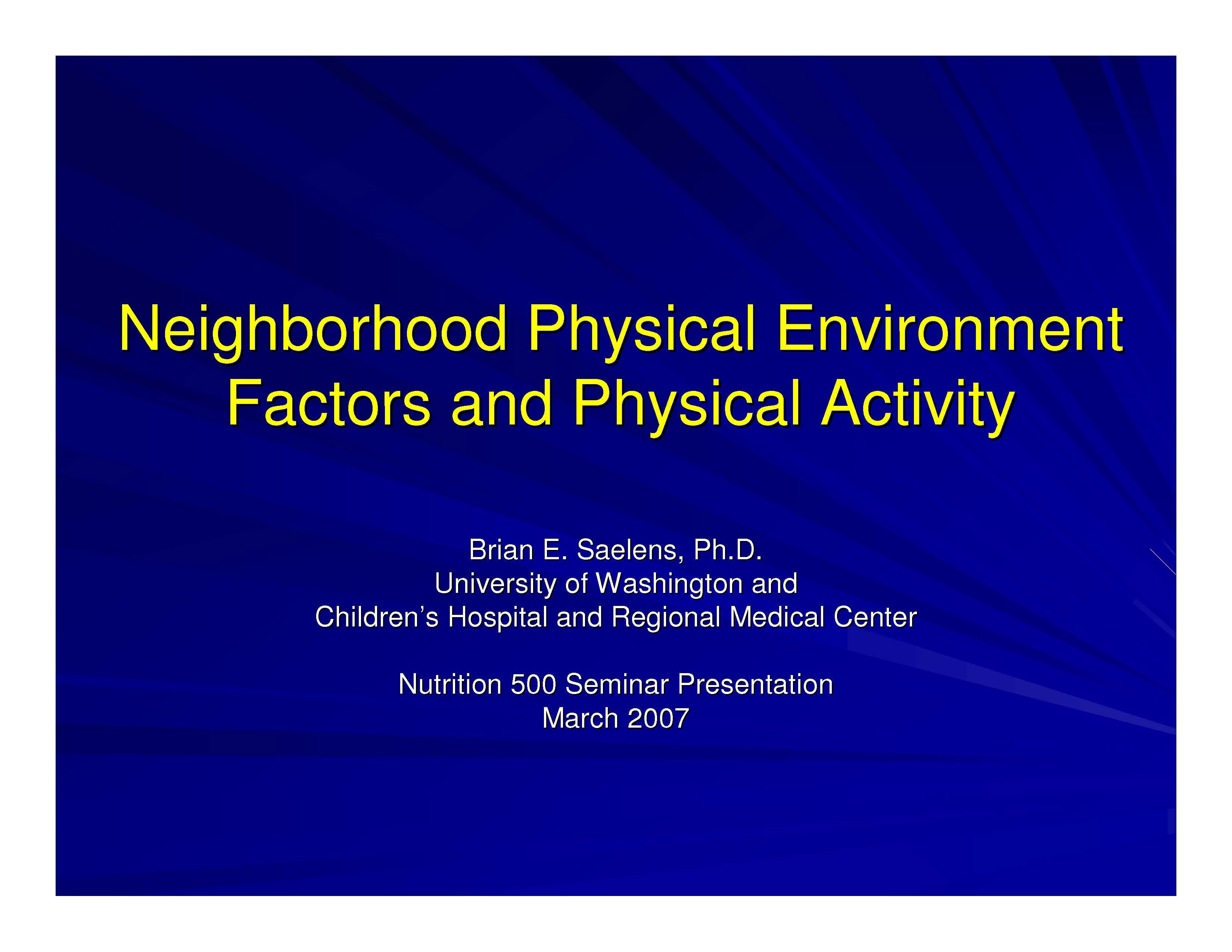 GRADUATE SEMINAR