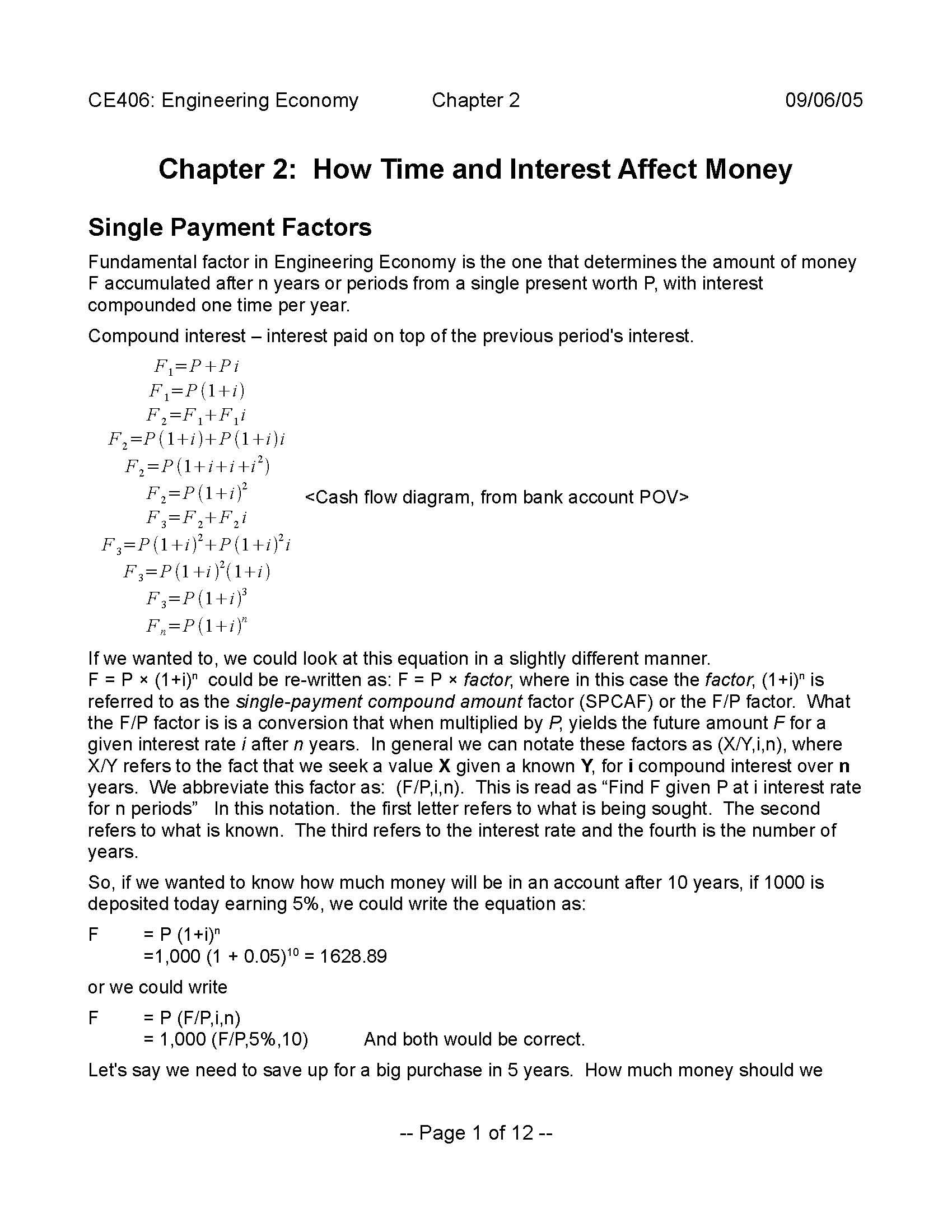 Cost Engineering and Analysis