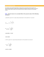 BUS 401 Week 2, DQ 1, Annuity and Capital Asset Pricing