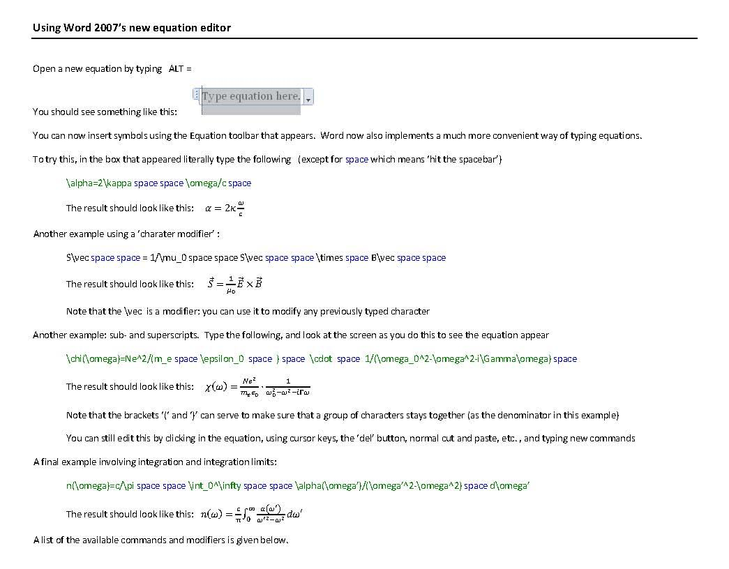 Light Matter Interaction
