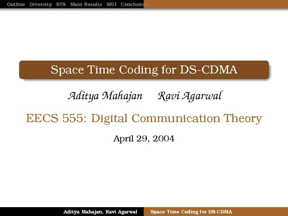 Digital Commun Thry