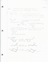Week 8 Notes- Organic Chemistry 1