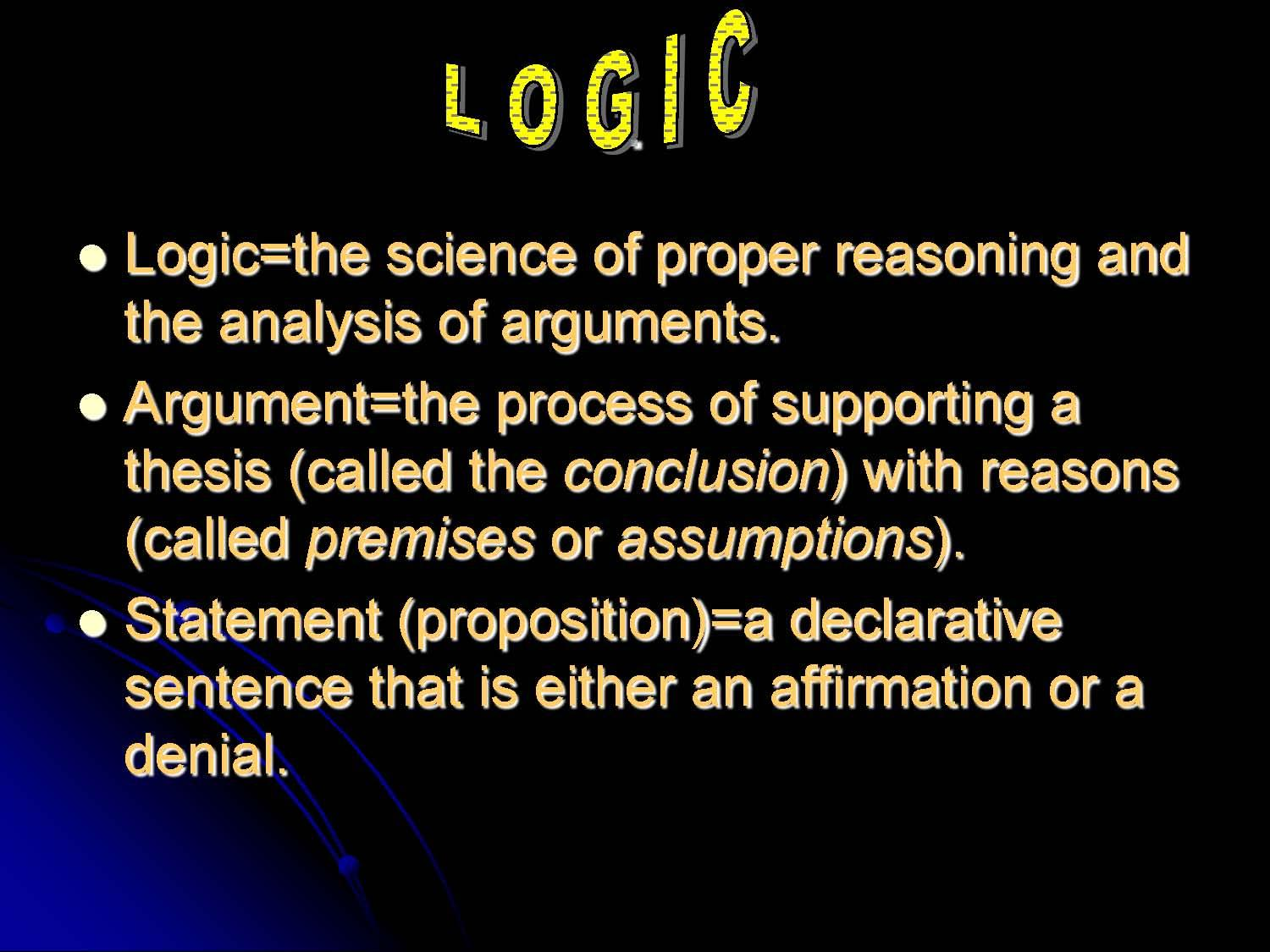 Critical Thinking