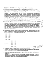 CS 621 Network Programming Notes/Quiz/Midterm