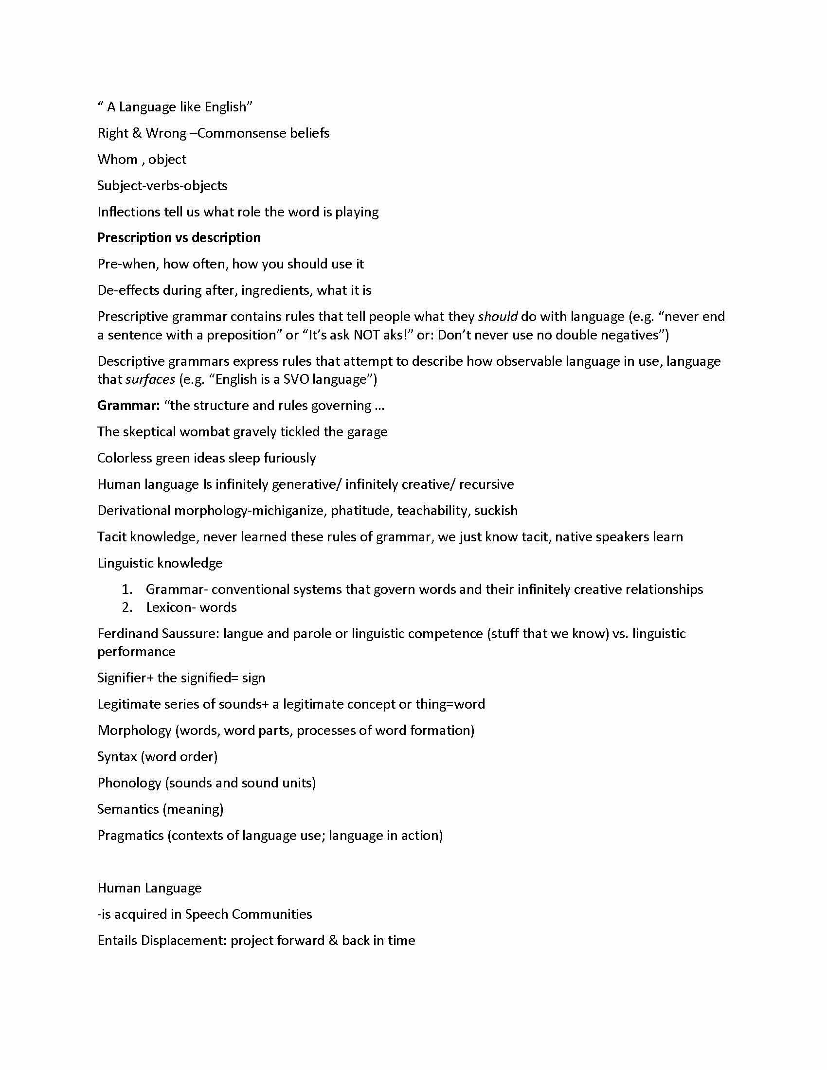 Intro to the English Language