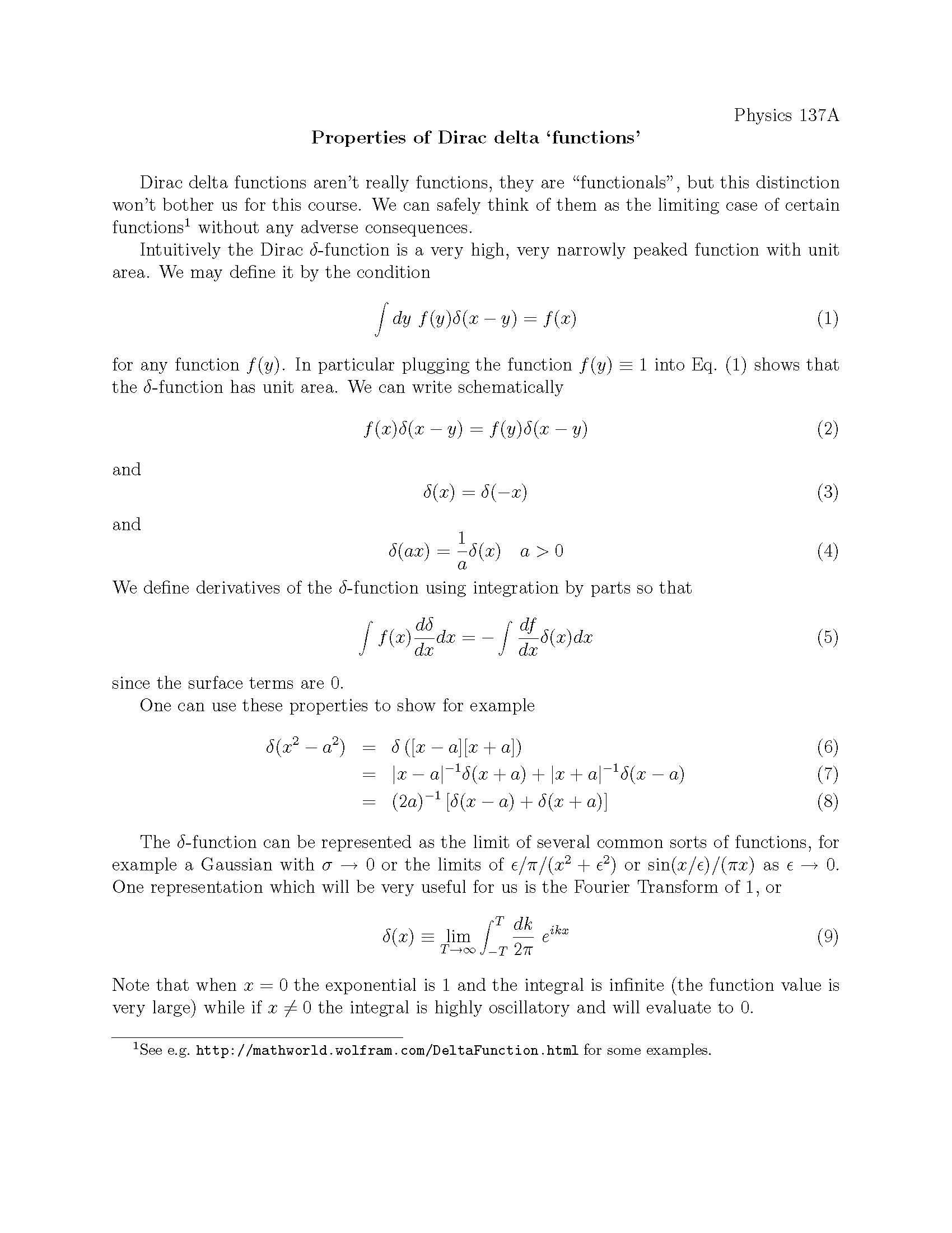 Quantum Mechanics