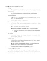 Sociology Notes Week 12-15