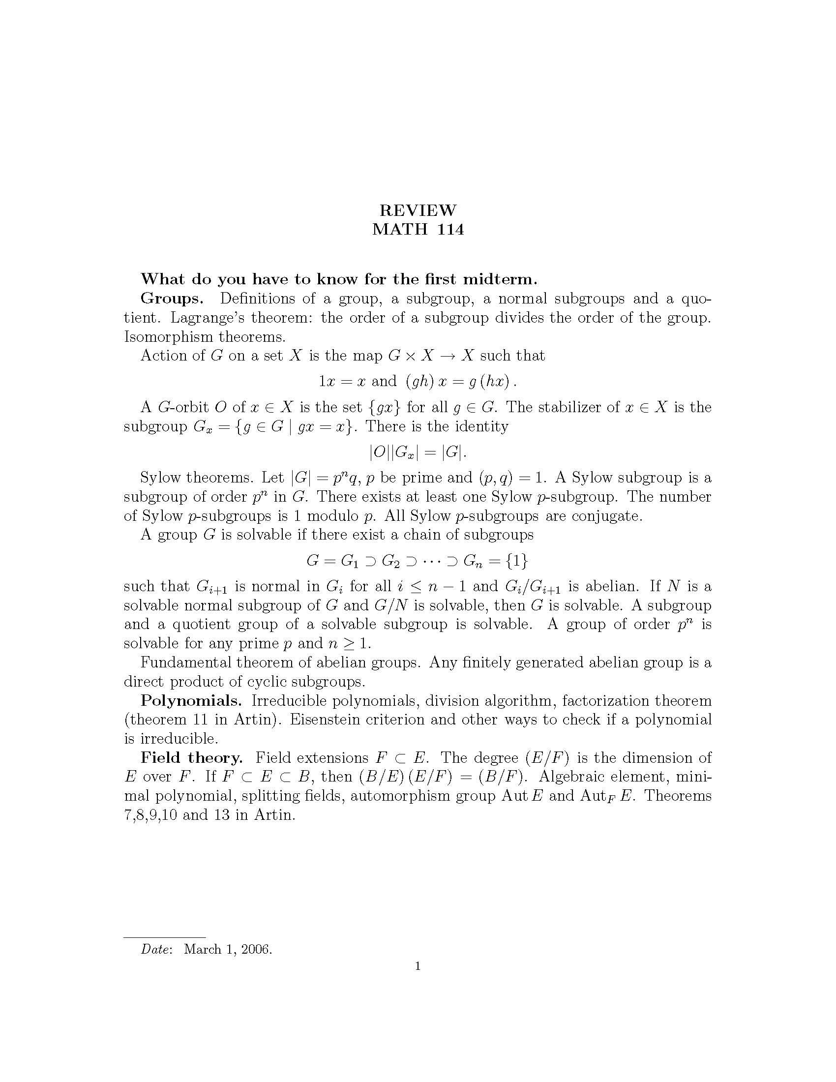 Second Course in Abstract Algebra