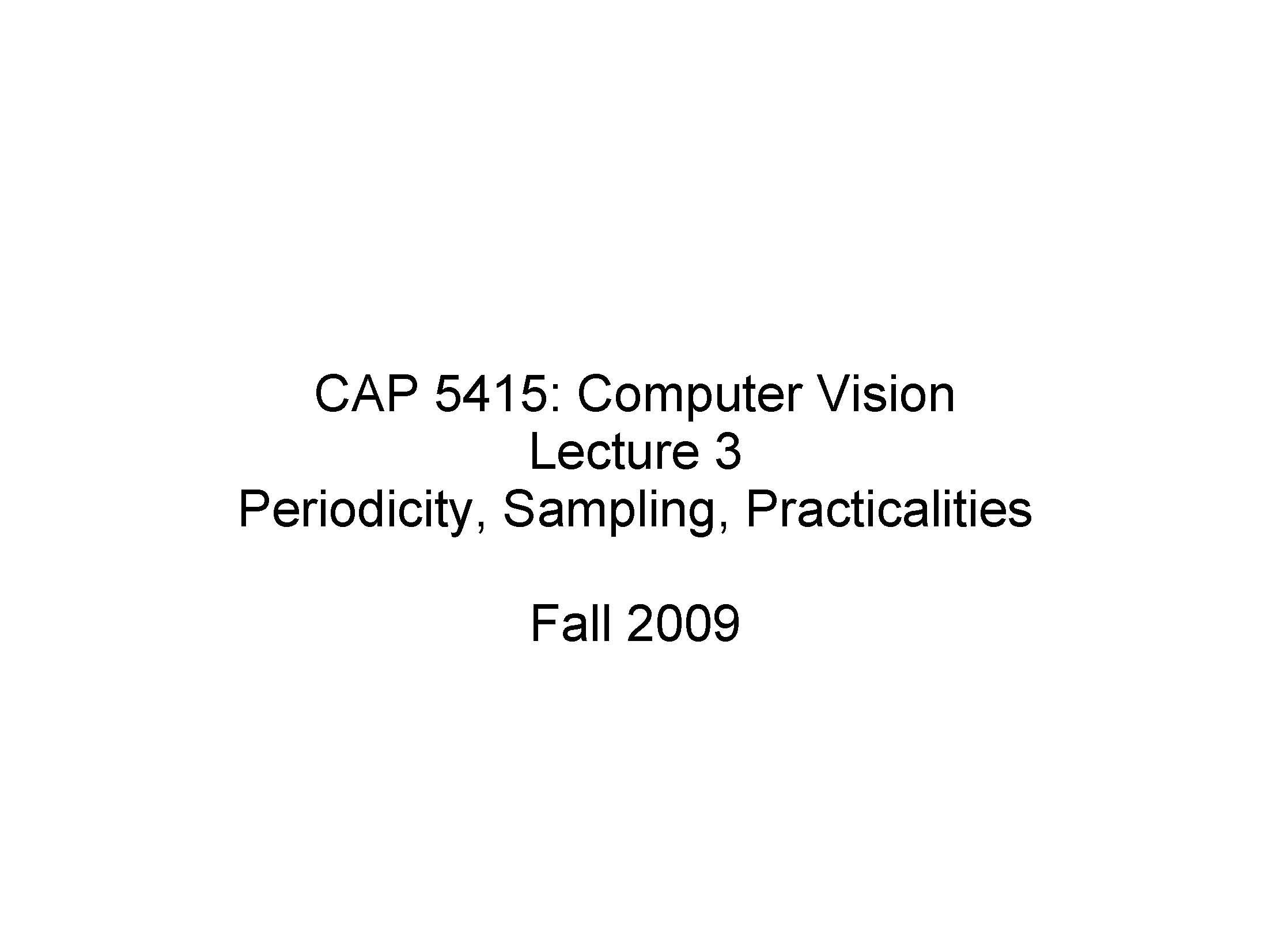 COMPUTER VISION