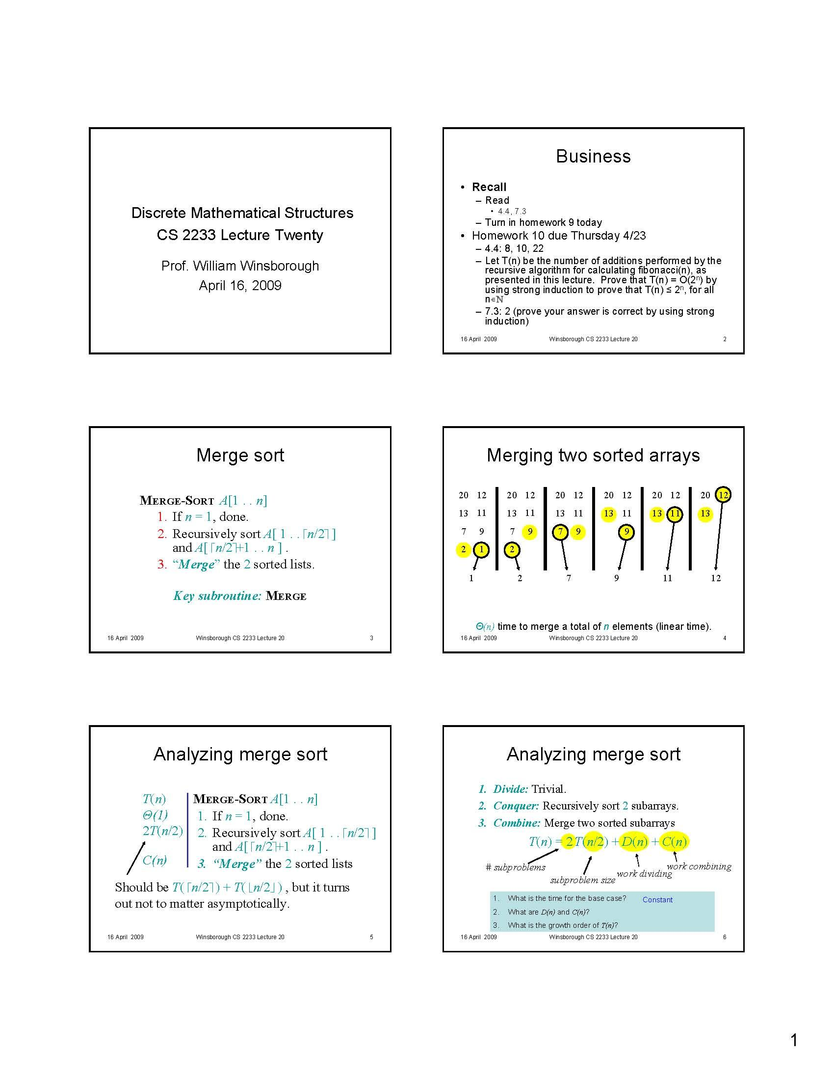 Discrete Math Structures