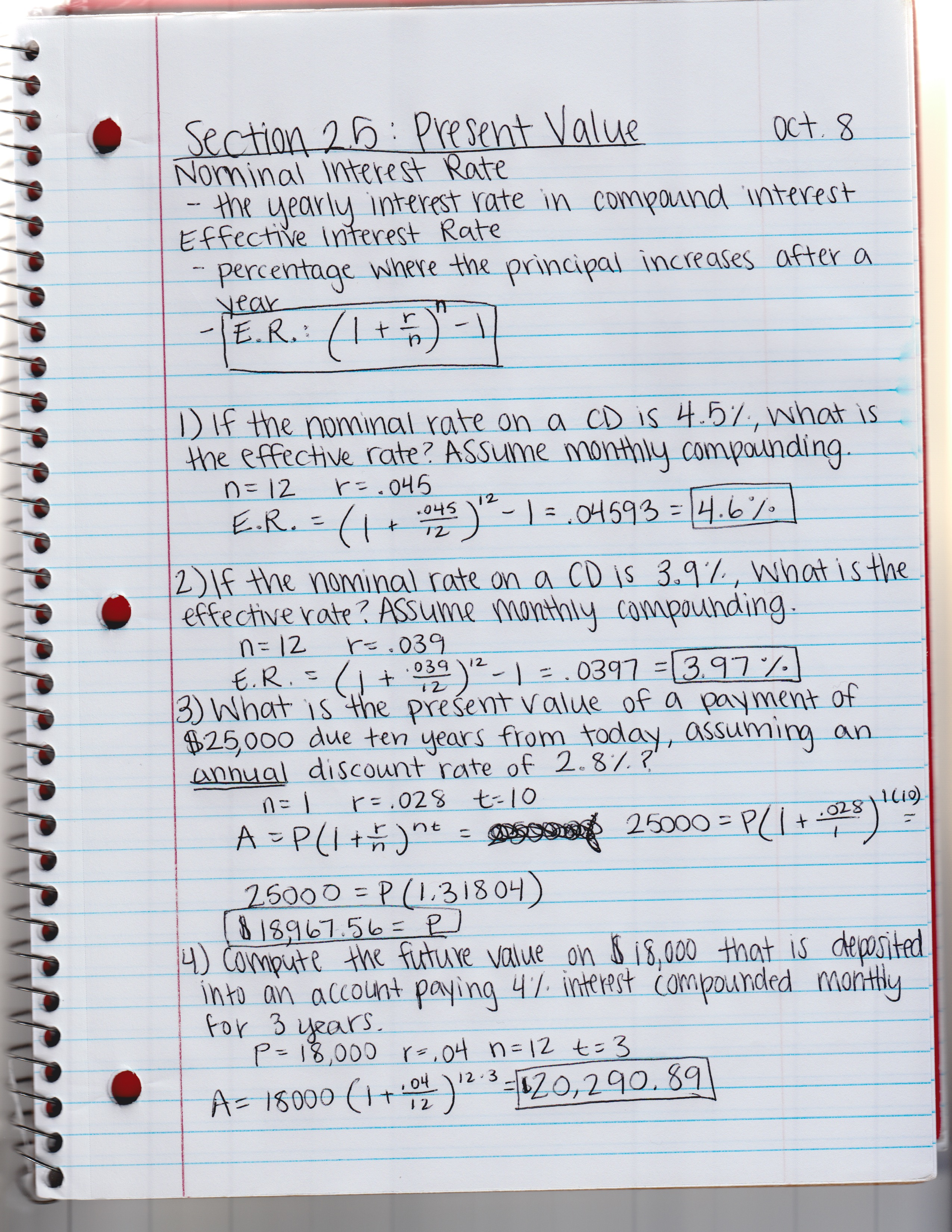 Math & Human Society Week 6 Notes
