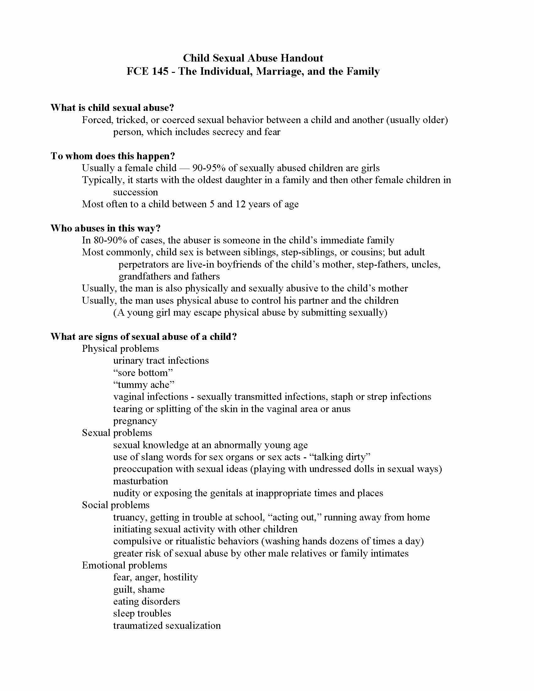 Indiv Marriage & the Family