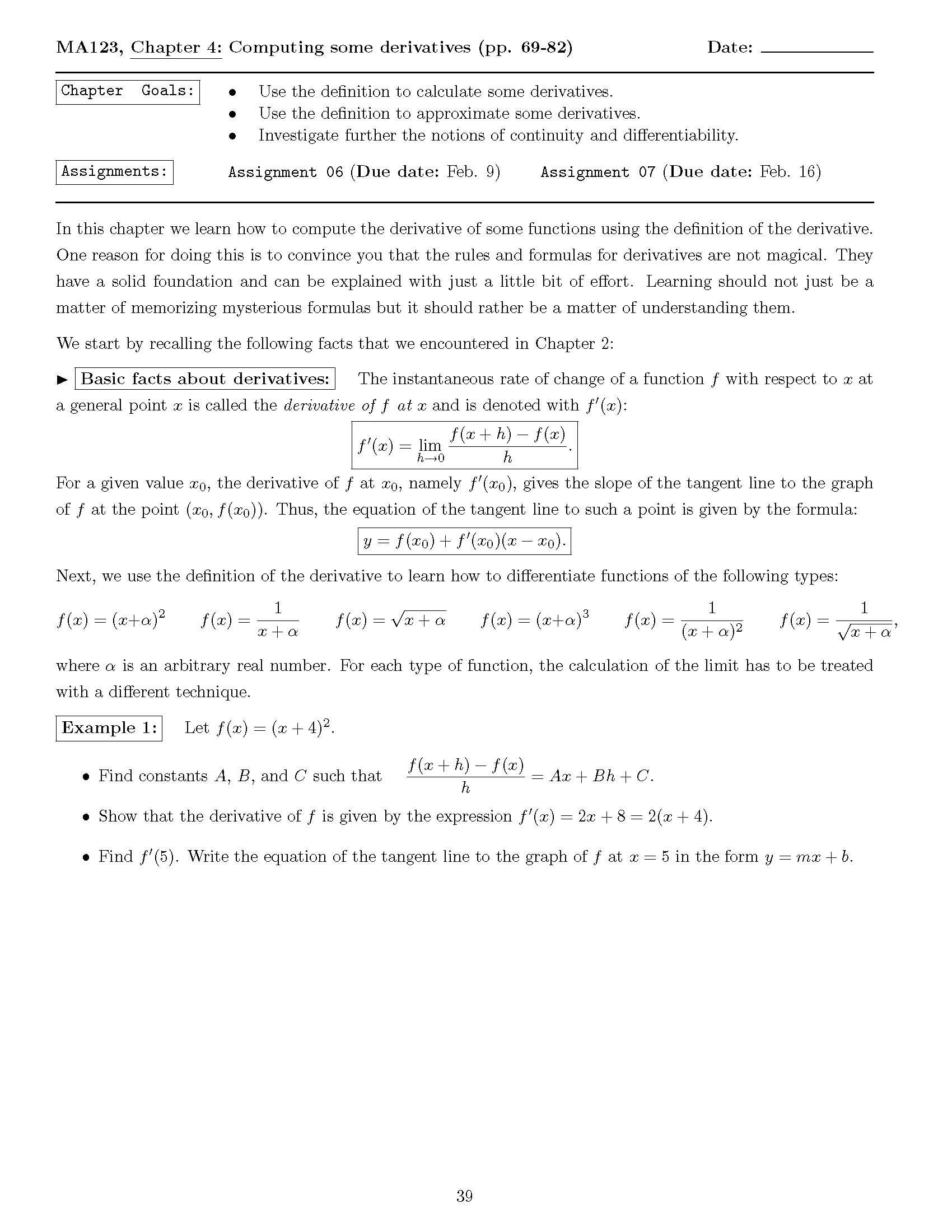 ELEM CALC & ITS APPLICS