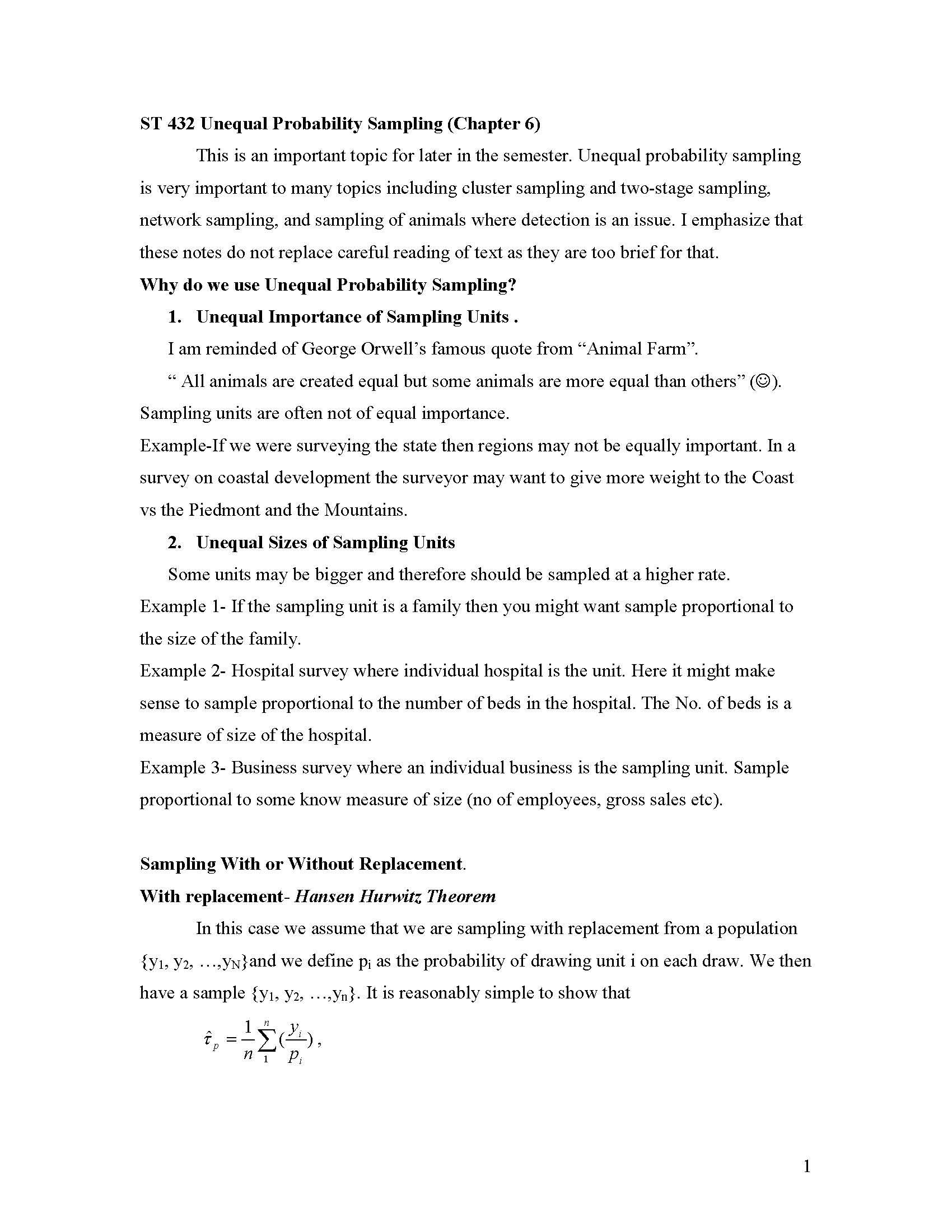 Introduction to Survey Sampling